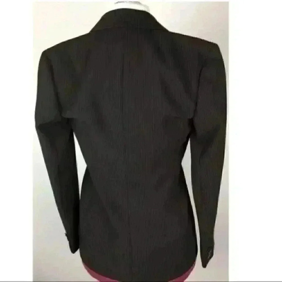 Ann Taylor Loft Blazer sz 0 PinStripes Two Button - Picture 6 of 9